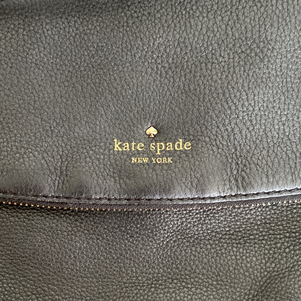 Kate Spade Black Soft Leather Adjustable Strap Crossbody Shoulder Handbag - Picture 15 of 16